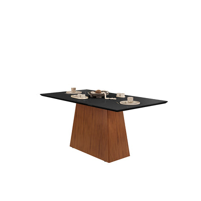 Comedor 180 Dulce Julia 6 Sillas Negro