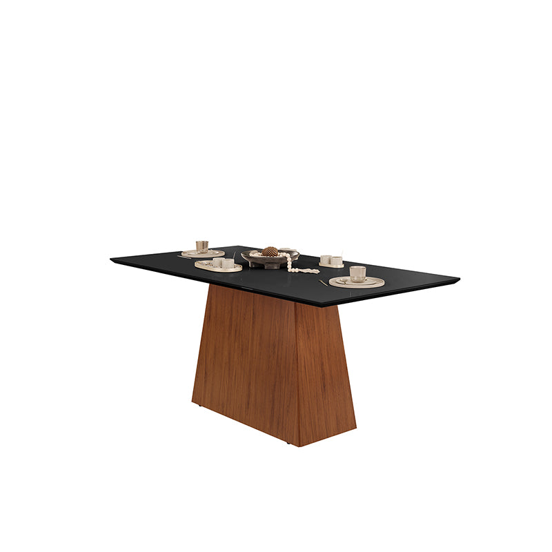 Comedor 180 Dulce Julia 6 Sillas Negro
