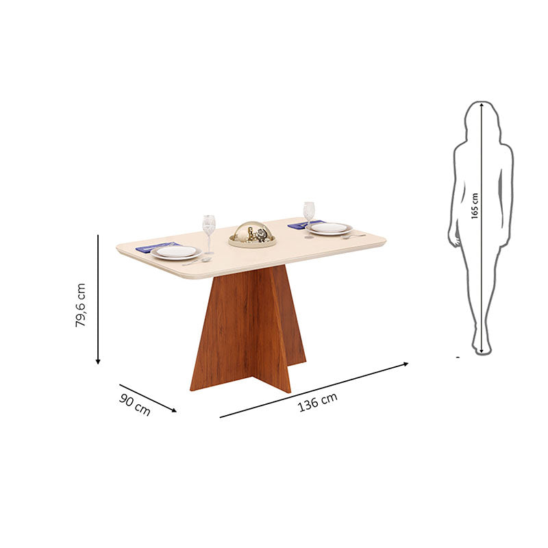 Comedor Siena Nara 4 Sillas