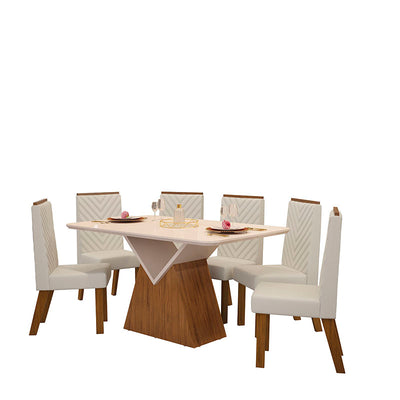 Comedor Argo Nara 6 Sillas