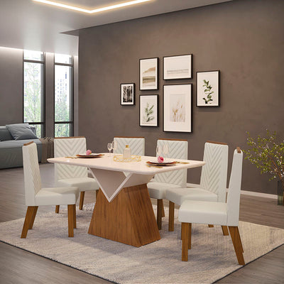 Comedor Argo Nara 6 Sillas