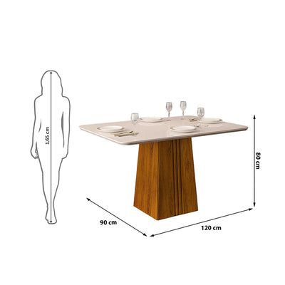 Comedor Italia Nara 4 Sillas