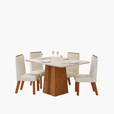Comedor Italia Nara 4 Sillas