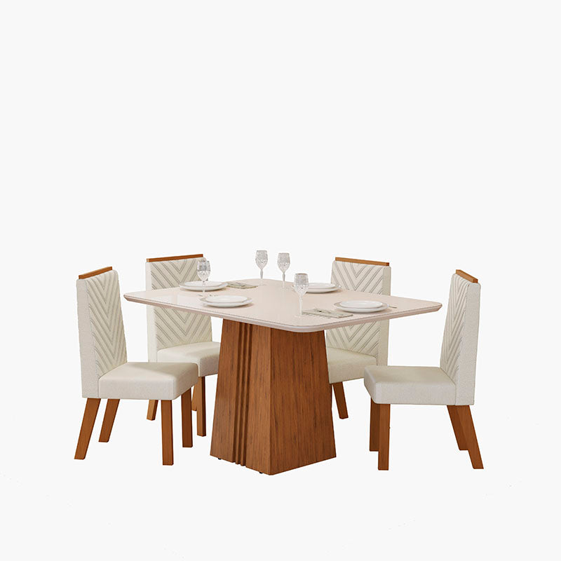 Comedor Italia Nara 4 Sillas