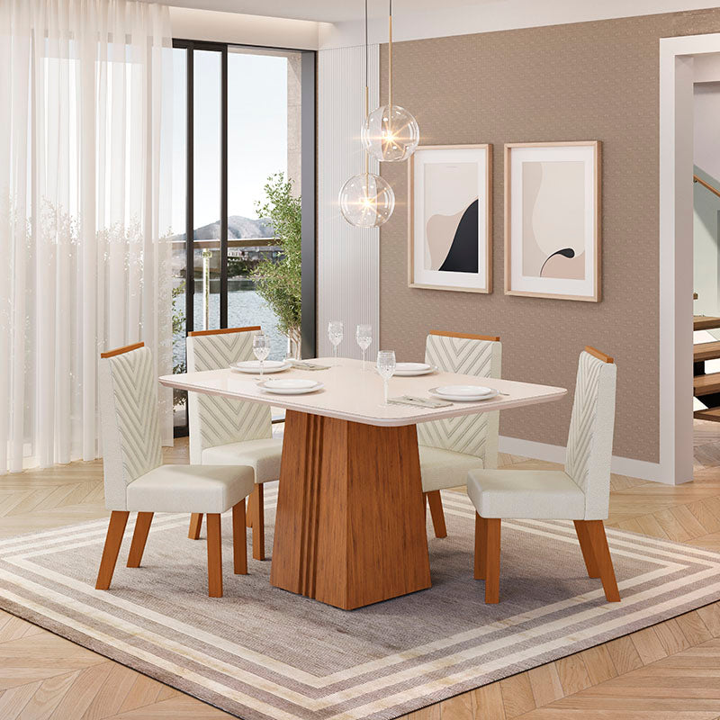 Comedor Italia Nara 4 Sillas