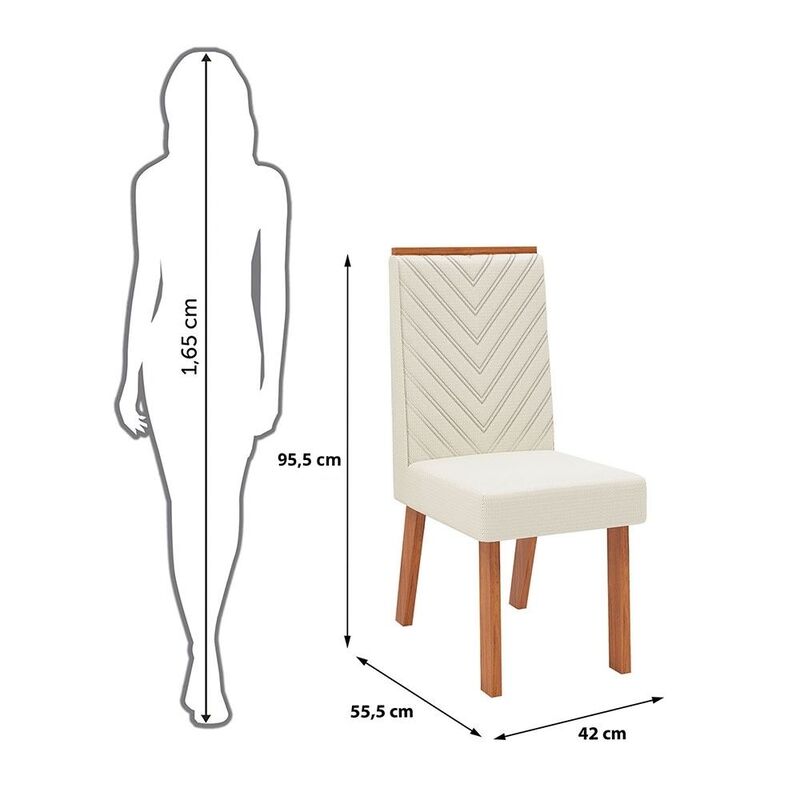Comedor Rubi Nara 6 Sillas