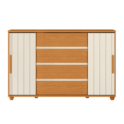 Cómoda Evidenza Rustic 2 Puertas 4 Cajones