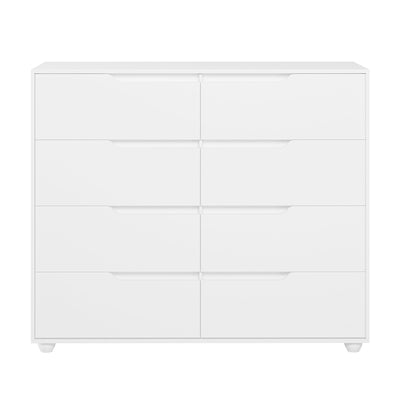 Cómoda Doble Evo Blanco 8 Cajones
