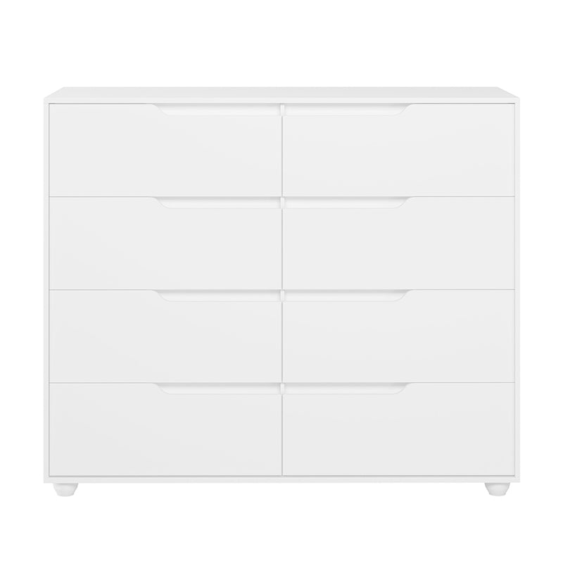 Cómoda Doble Evo Blanco 8 Cajones