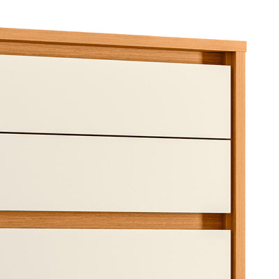 Cómoda Unno Beige 6 Cajones