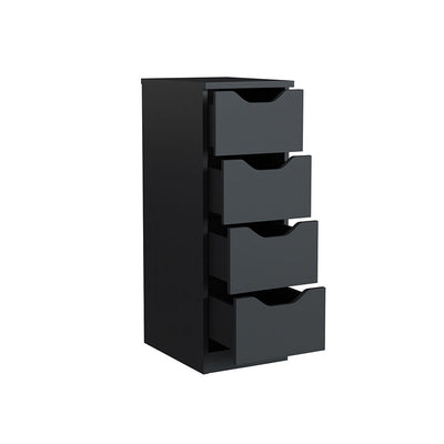 Cajonera Americano 4 Cajones Negro