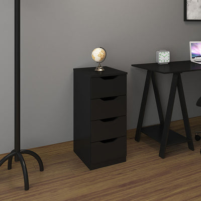 Cajonera Americano 4 Cajones Negro
