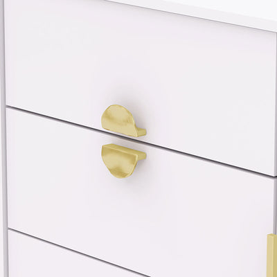 Cómoda Bella Blanca 4 Cajones 1 Puerta