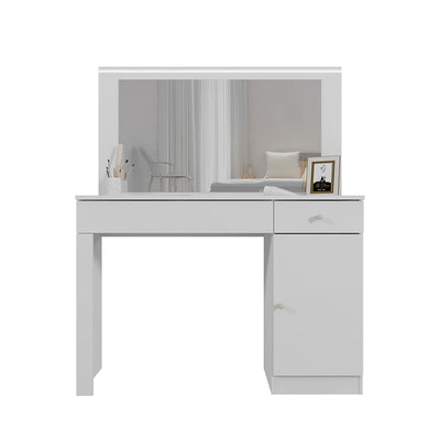 Tocador Nina Blanco 1 Cajón 1 Puerta Luz Led