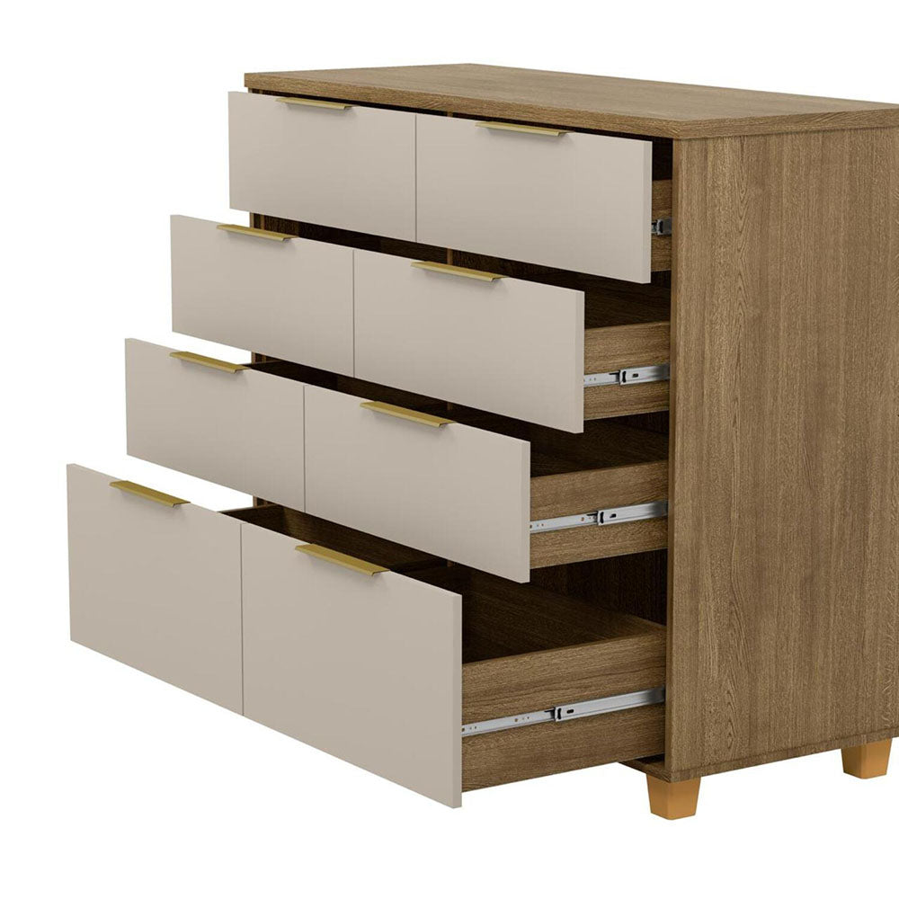 Cómoda Dubai Beige 8 Cajones