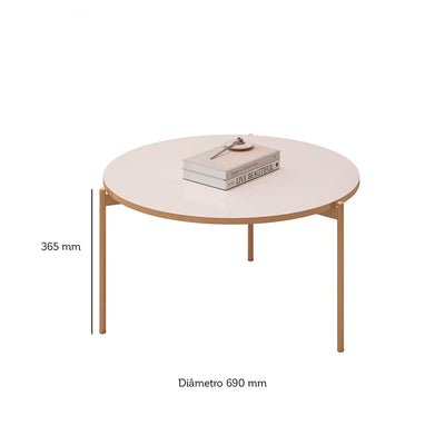 Mesa De Centro Bela Beige