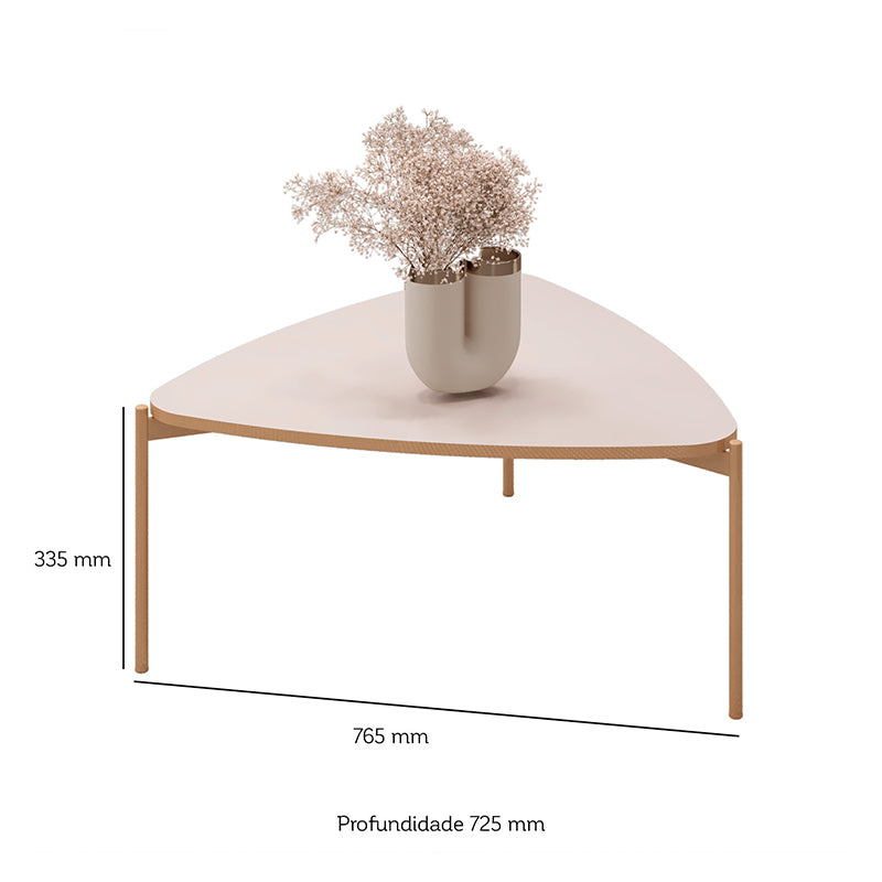 Mesa De Centro Isa Beige