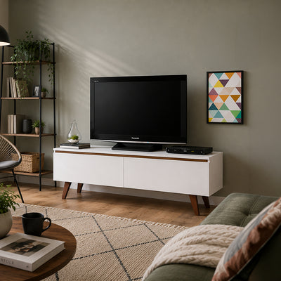 Rack TV Le Mans Claro 2 Puertas Hasta TV de 55"