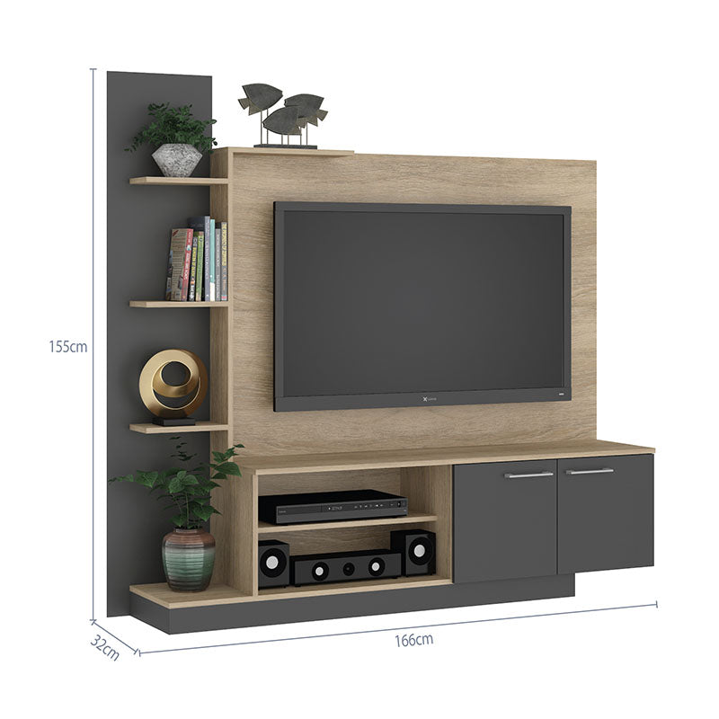 Home TV Reina Oscuro Hasta TV de 55"