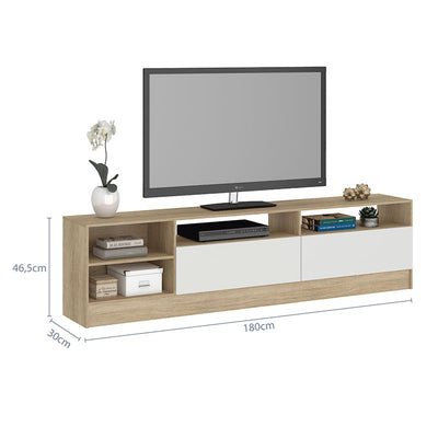 Rack TV Moyan Claro Hasta TV de 75"