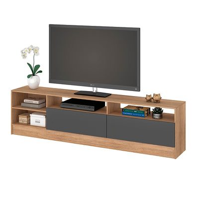 Rack TV Moyan Oscuro Hasta TV de 75"