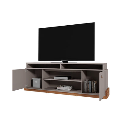 Rack TV Montana Gris Hasta TV de 75"