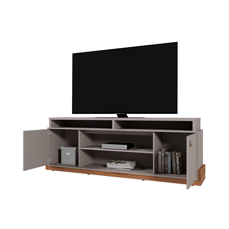 Rack TV Montana Gris Hasta TV de 75"