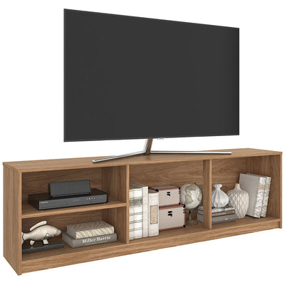 Rack Tv Lican 2 Puertas Hasta 70 Pulgas Café/Blanco