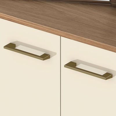 Rack Tv Nova 2 Puertas Hasta 70 Pulgadas Café/Beige