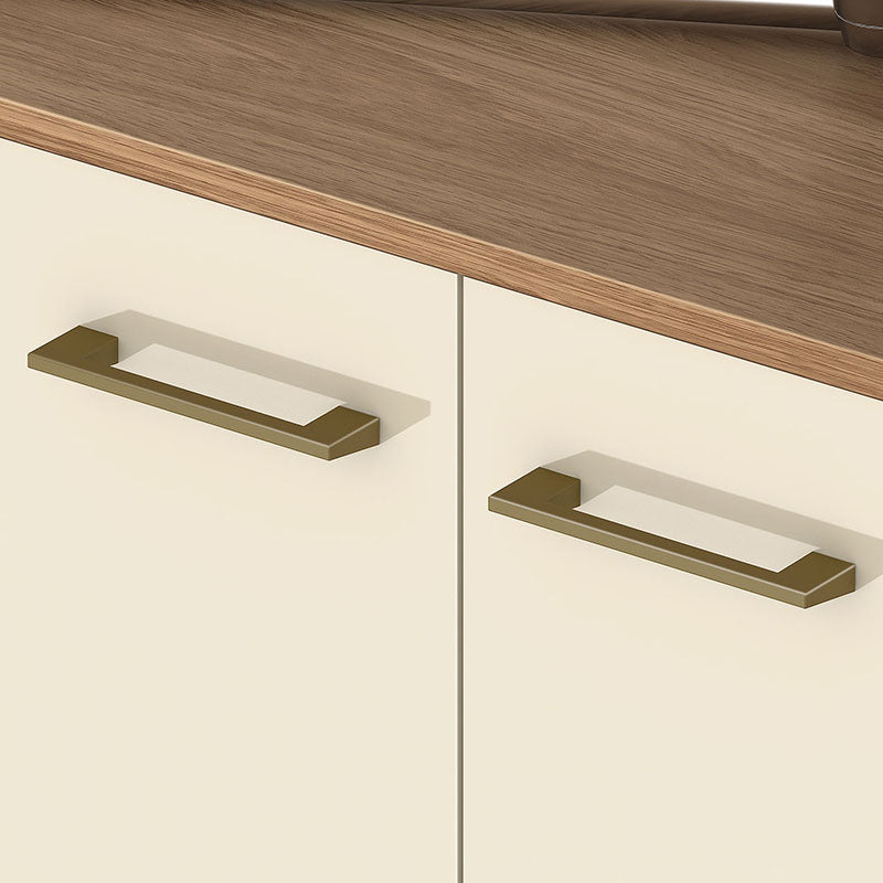 Rack Tv Nova 2 Puertas Hasta 70 Pulgadas Café/Beige