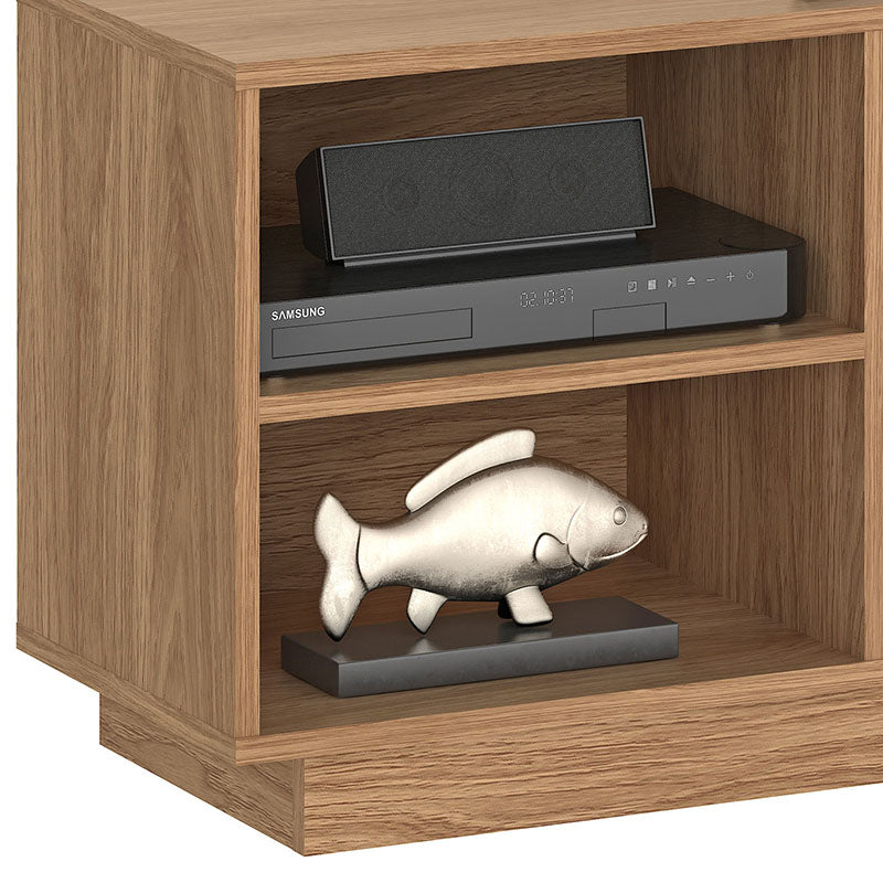Rack Tv Nova 2 Puertas Hasta 70 Pulgadas Café/Beige