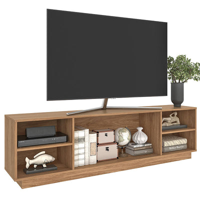 Rack Tv Nova 2 Puertas Hasta 70 Pulgadas Café/Beige