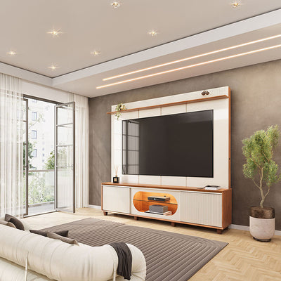 Home Tv Maia Beige Hasta 75 Pulgadas