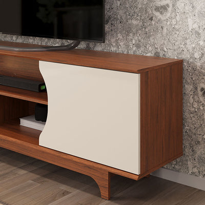 Rack TV Hector Café/Beige Hasta 70 Pulgadas