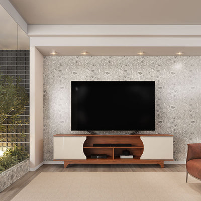 Rack TV Hector Café/Beige Hasta 70 Pulgadas