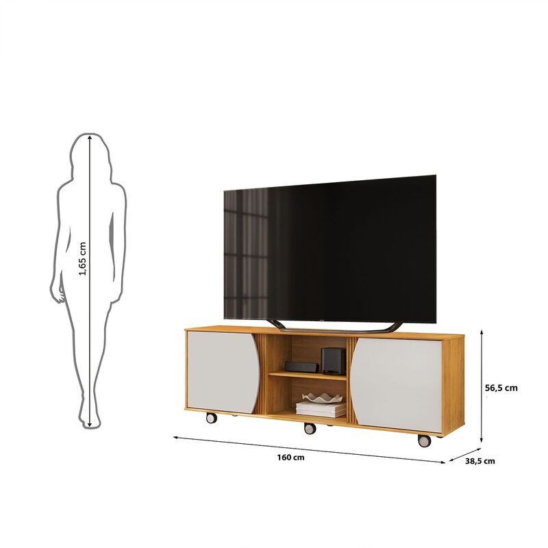 Rack TV  Domo 1600 Café  Hasta 70 Pulgadas