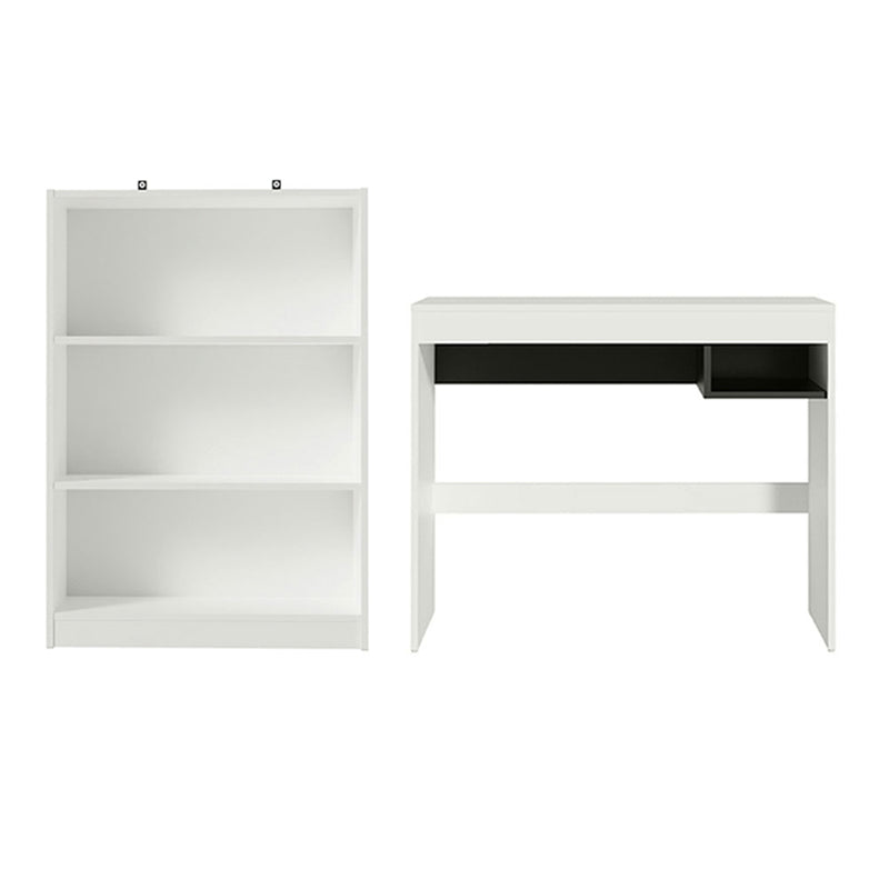 Escritorio + Estante Rubi Blanco