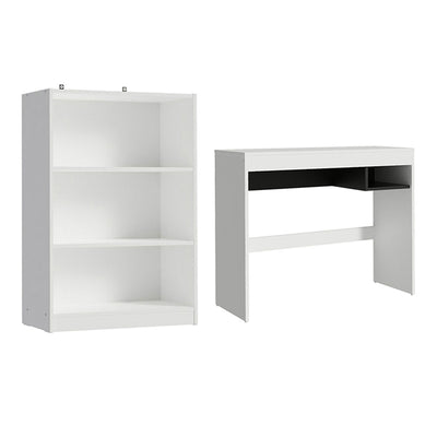 Escritorio + Estante Rubi Blanco