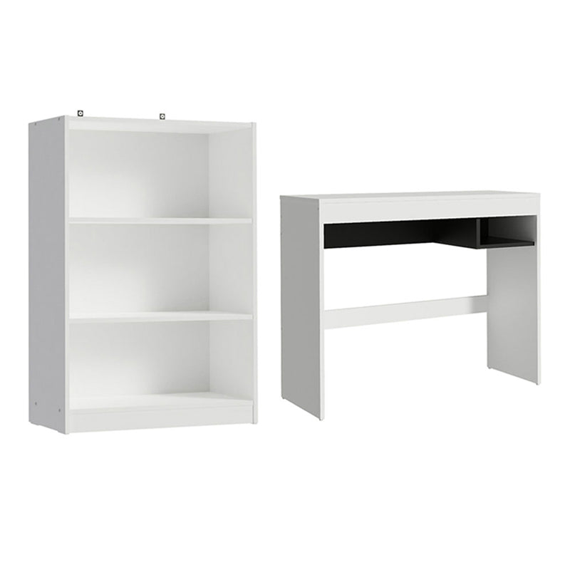 Escritorio + Estante Rubi Blanco