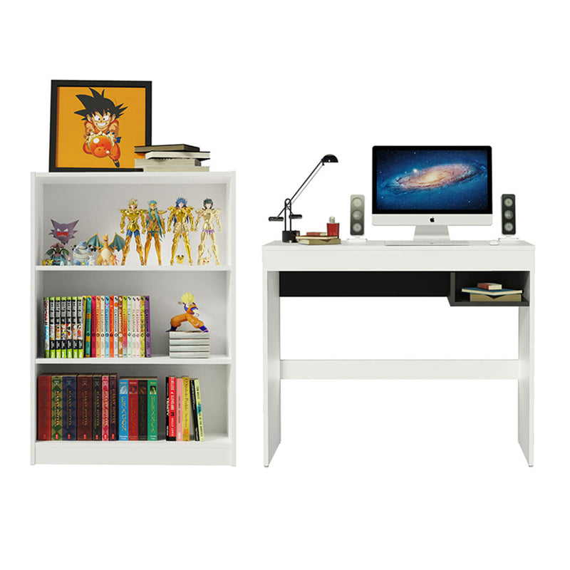 Escritorio + Estante Rubi Blanco