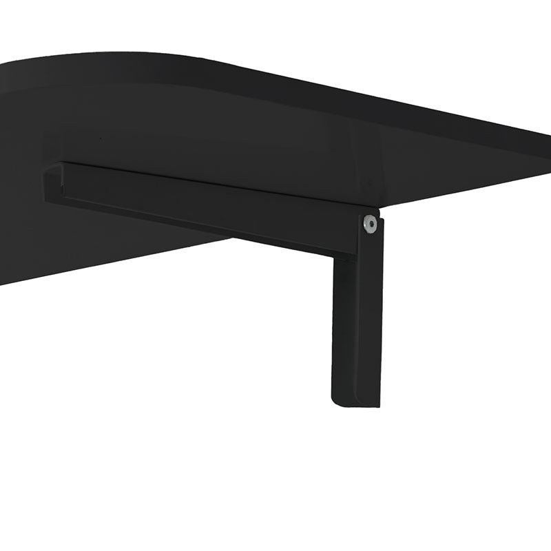 Escritorio Pegable De Pared Negro