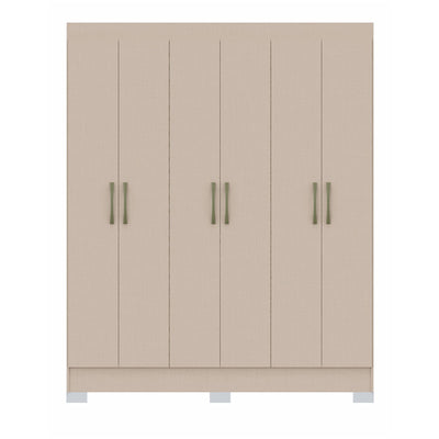 Clóset Roma Creme 6 Puertas