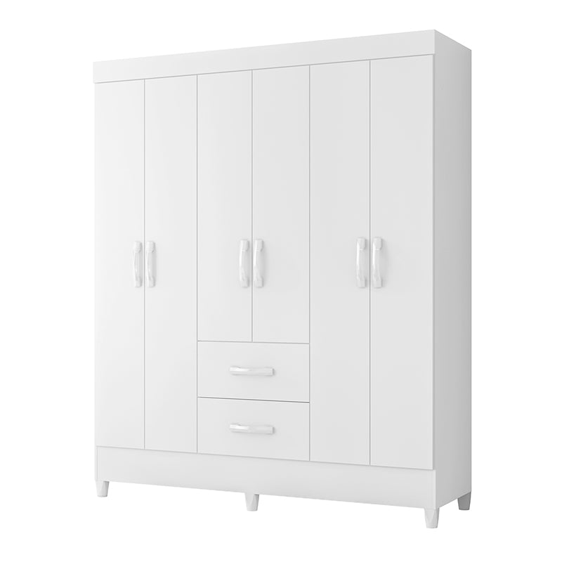 Clóset 6 Puertas Mobi Blanco
