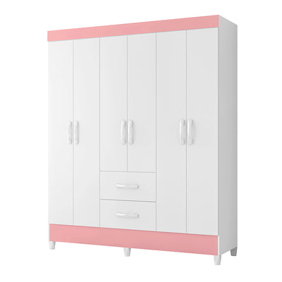 Clóset 6 Puertas Mobi Blanco
