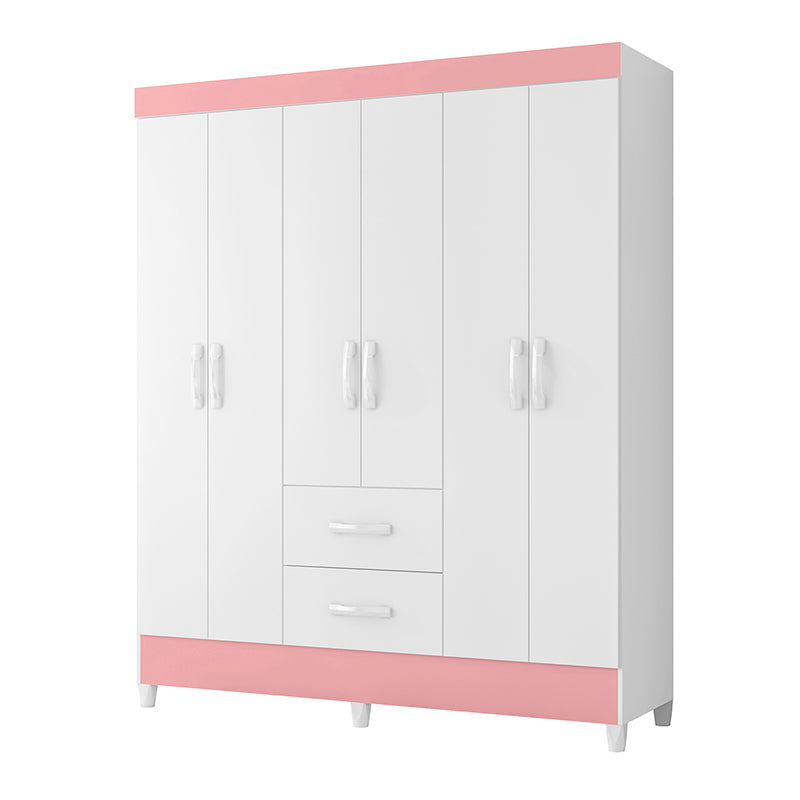 Clóset 6 Puertas Mobi Blanco