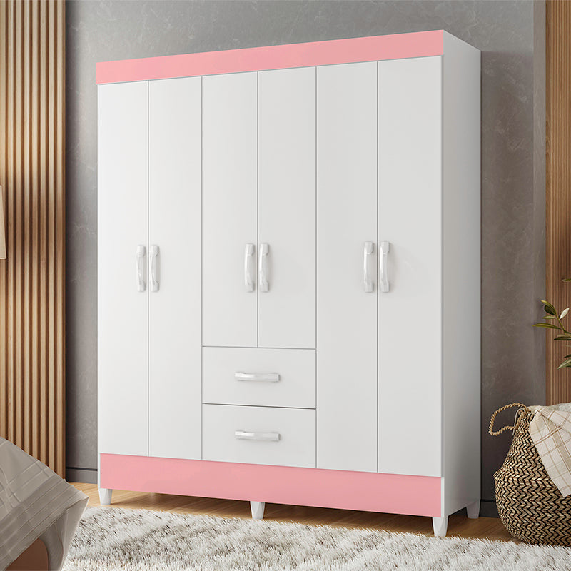 Clóset 6 Puertas Mobi Blanco