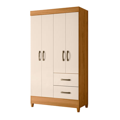 Combo Clóset 4 Puertas + Cómoda Dob Carv