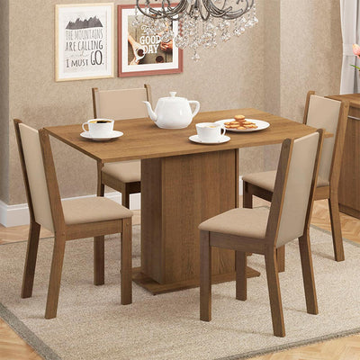 Comedor Celine Leone 4 Sillas