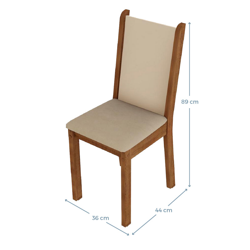 Comedor Celine Leone 4 Sillas