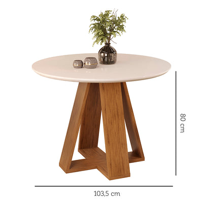 Comedor Celeste Lia 4 Sillas